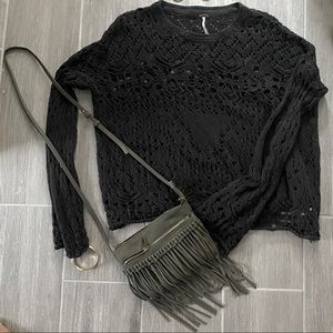 Free People Chocolate Brown Sweater